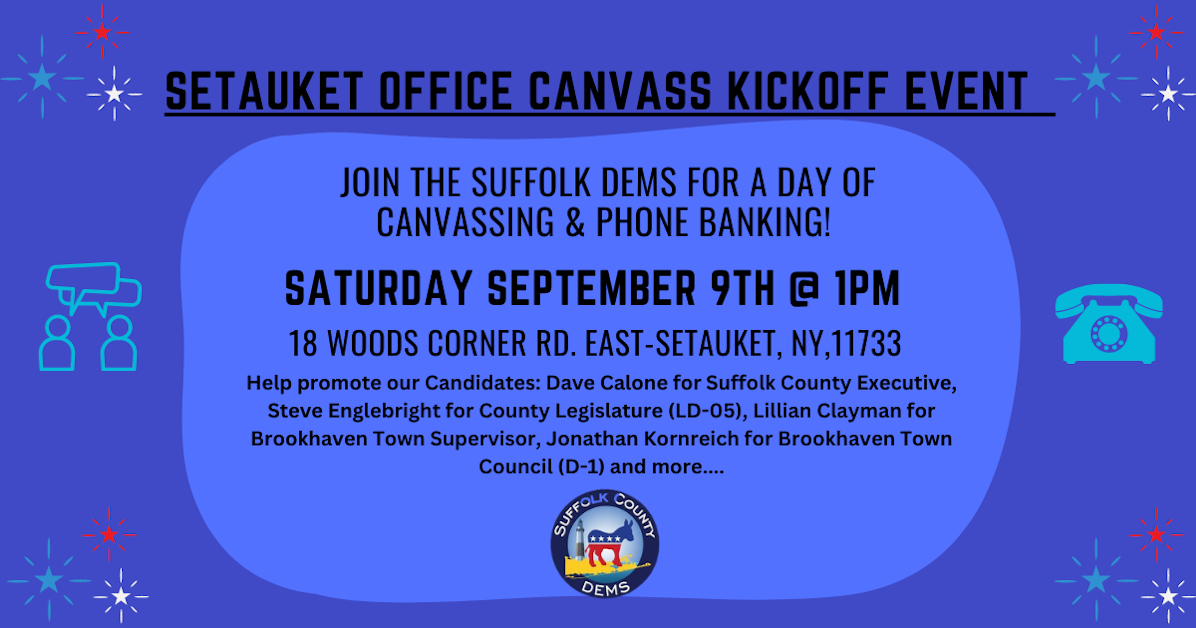 Weekend of Action Setauket Office Launch · Mobilize